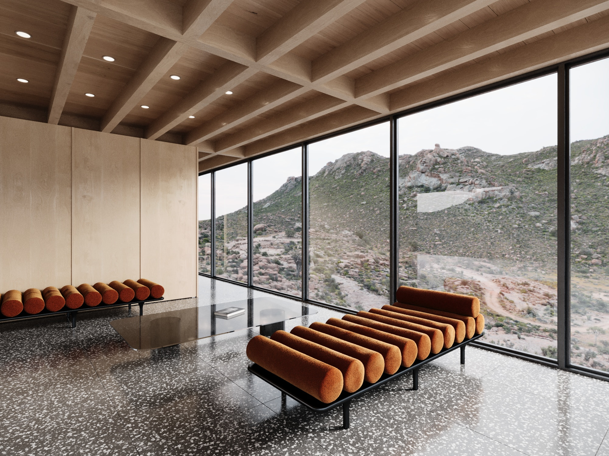 Desert Escape — photorealistic interior architectural 3D render